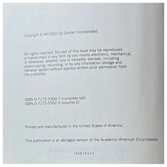Grolier Encyclopedia of Knowledge Volume 2 Ano-Bas - Picture 4 of 6